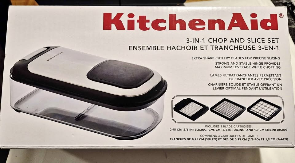 Kitchen Aide 3-in-1 Chop and Slice set