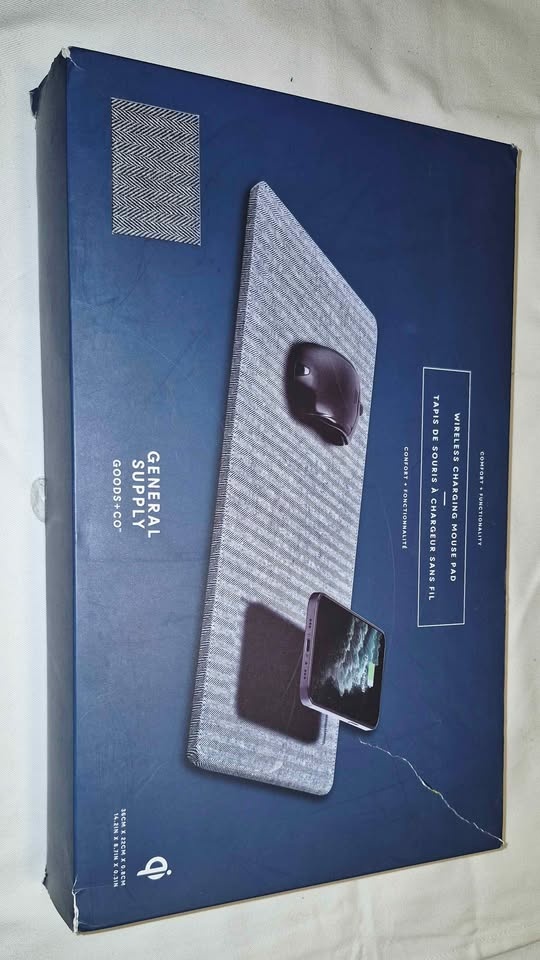 Mouse pad and wireless charger 14in x 8.5in - photo 3