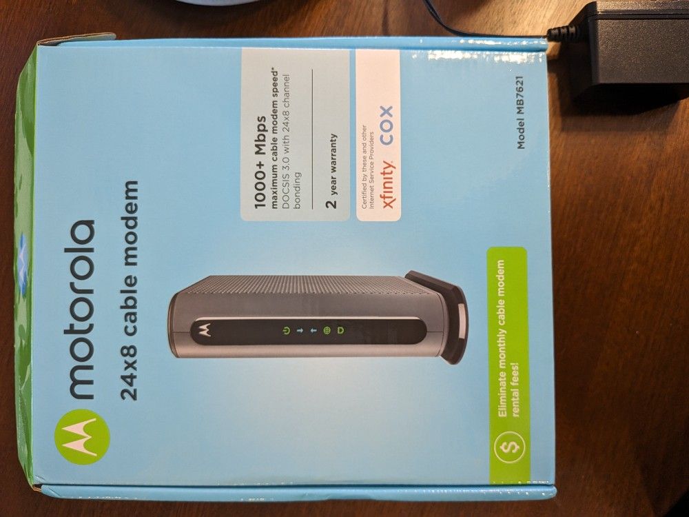 Motorola MB7621 Cable Modem | Xfinity Approved