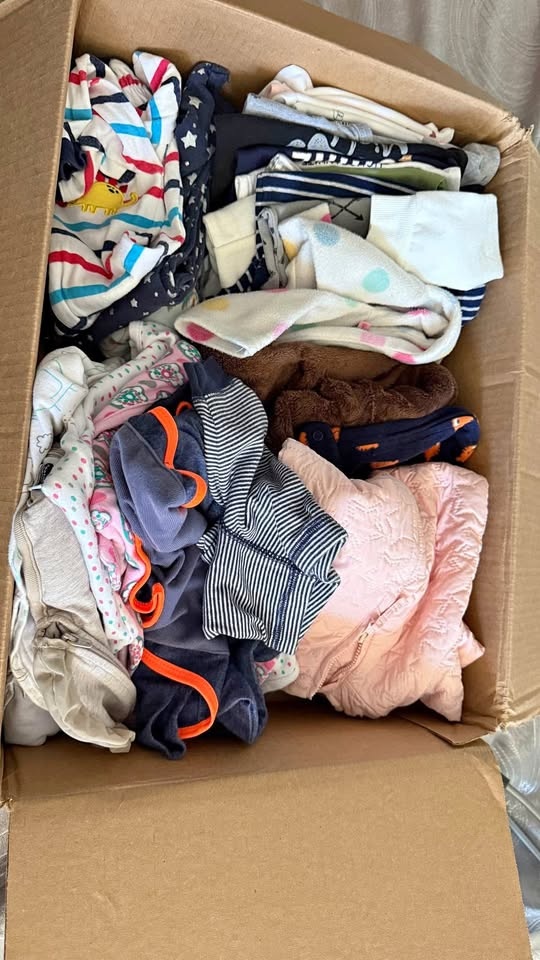 Baby Clothing & Accessories Bundle – 30+ Items, Newborn to 6 Mon