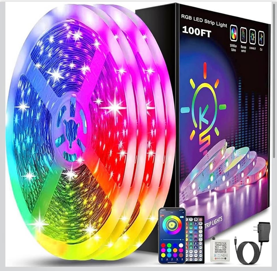 Keepsmile 100ft Led Strip Lights Christmas Decorations