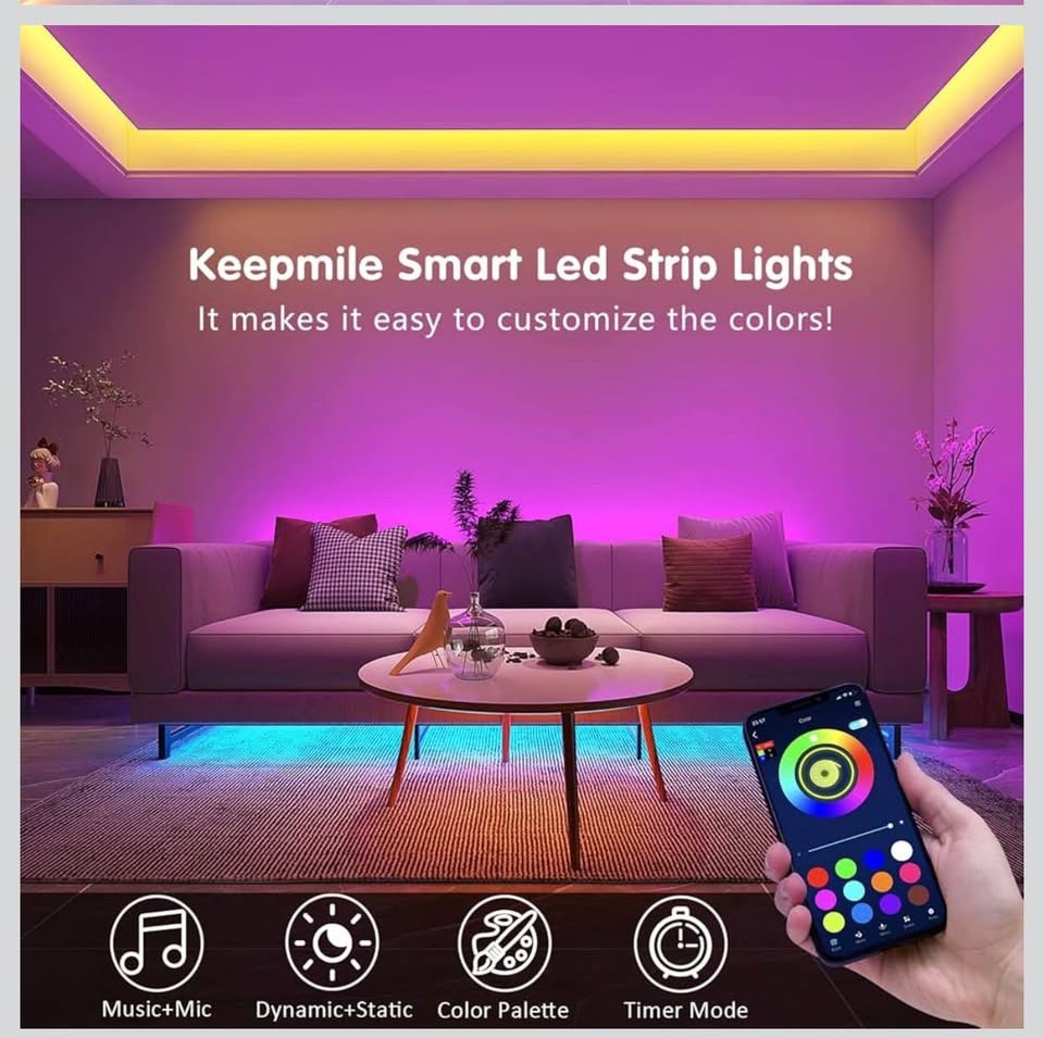 Keepsmile 100ft Led Strip Lights Christmas Decorations - photo 4