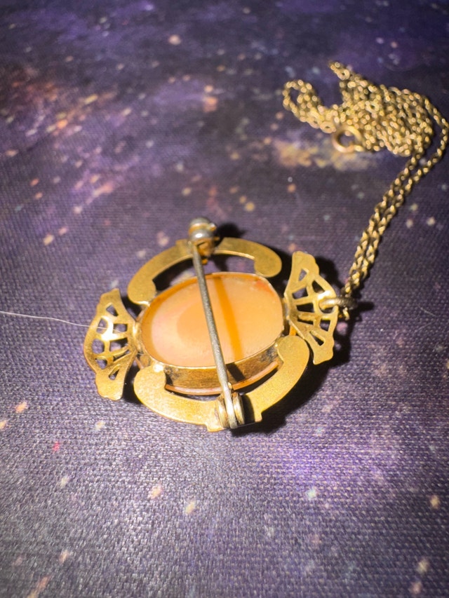 Vintage Cameo Necklace - photo 3