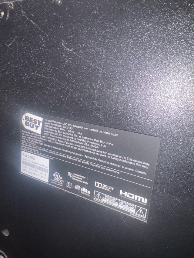 Best Buy 55L516U TV