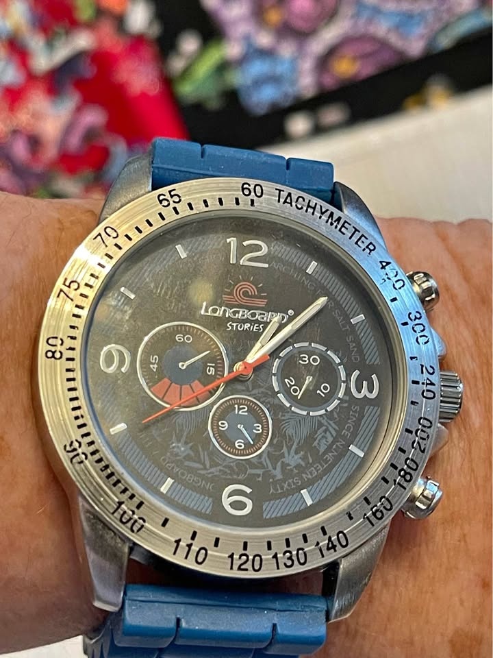 Longboard Stories Men’s Chronograph Watch – Tachymeter