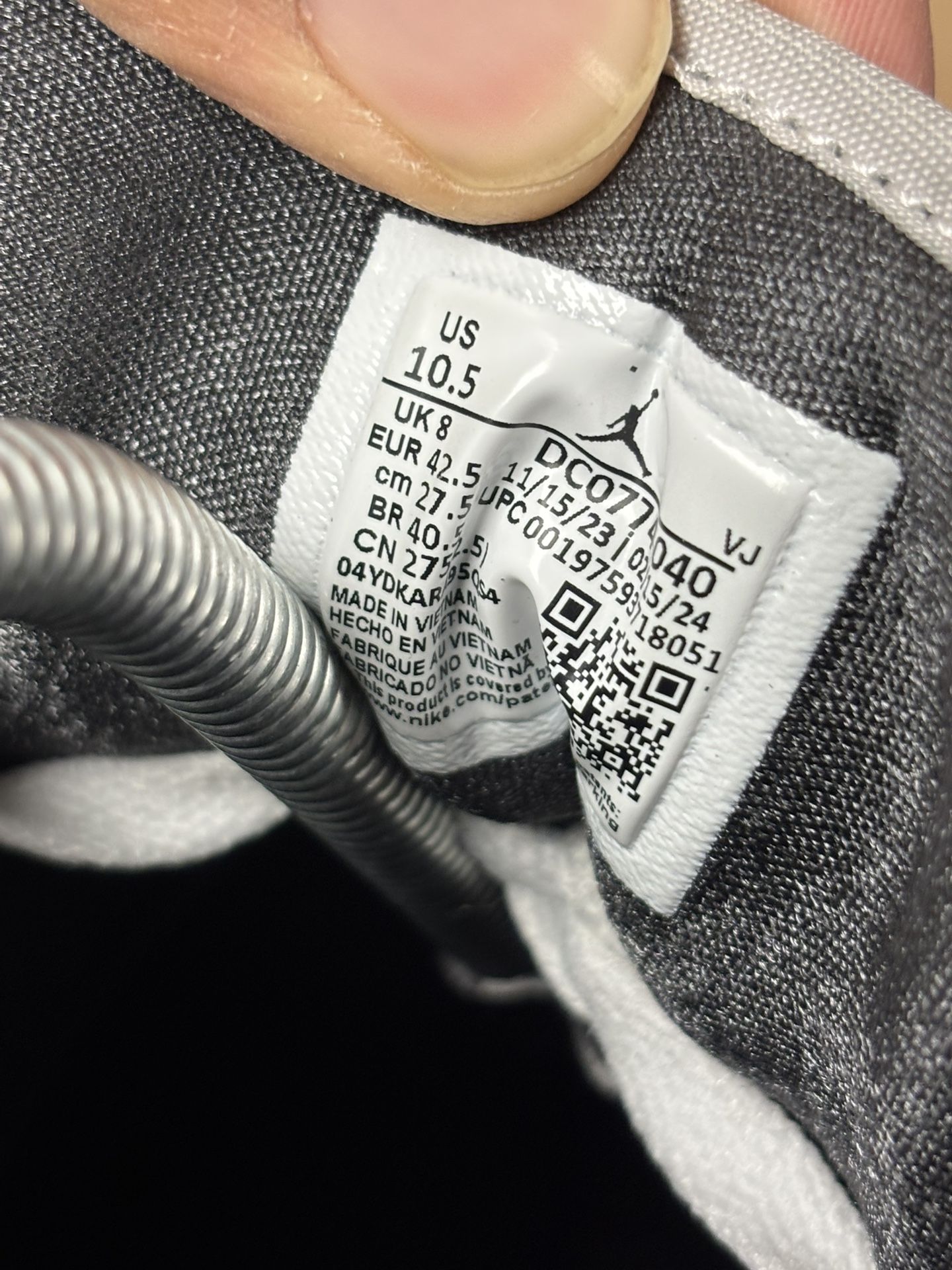 Air Jordan 1 Low Anthracite Industrial Blue - photo 5