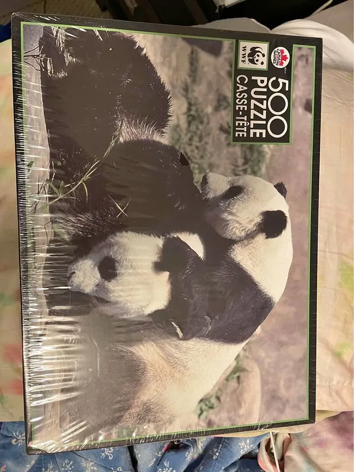 Wwf Panda Beat Vintage Sealed Puzzle thumbnail