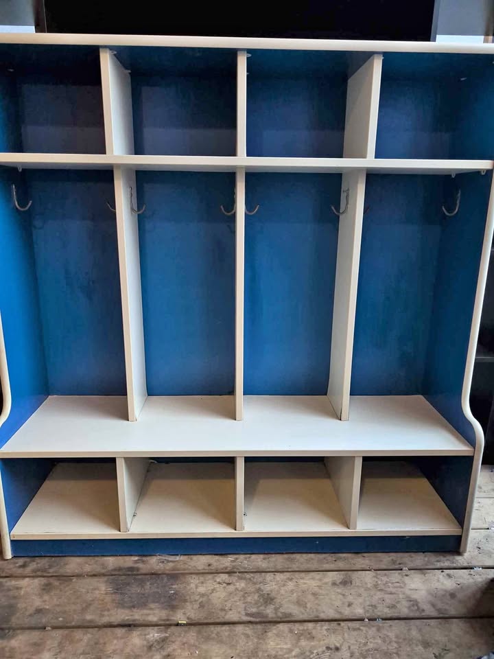 4 cubby daycare or school locker