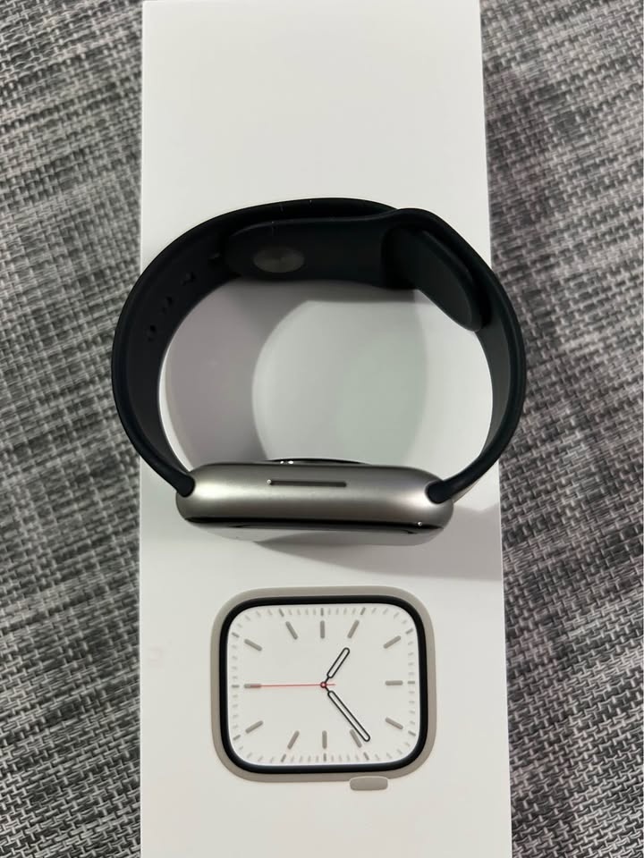 Apple Watch Series 7 45mm Starlight Aluminum GPS - photo 3