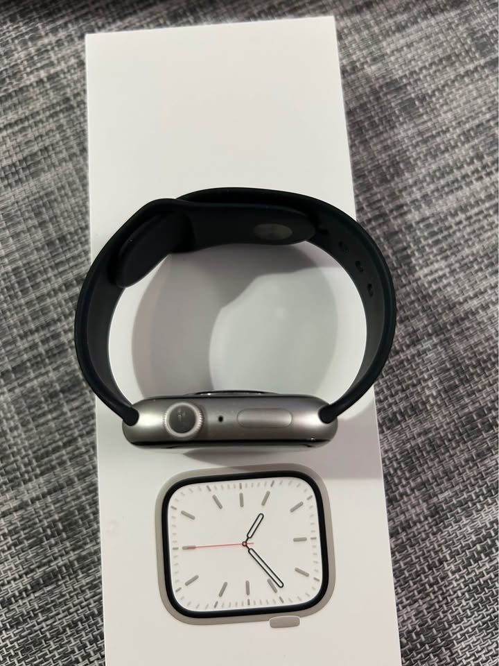 Apple Watch Series 7 45mm Starlight Aluminum GPS - photo 4
