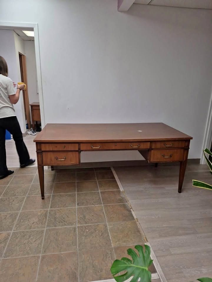 Mid-Century Vintage Wooden Desk