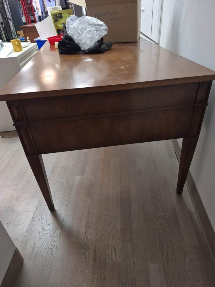 Mid-Century Vintage Wooden Desk - photo 4