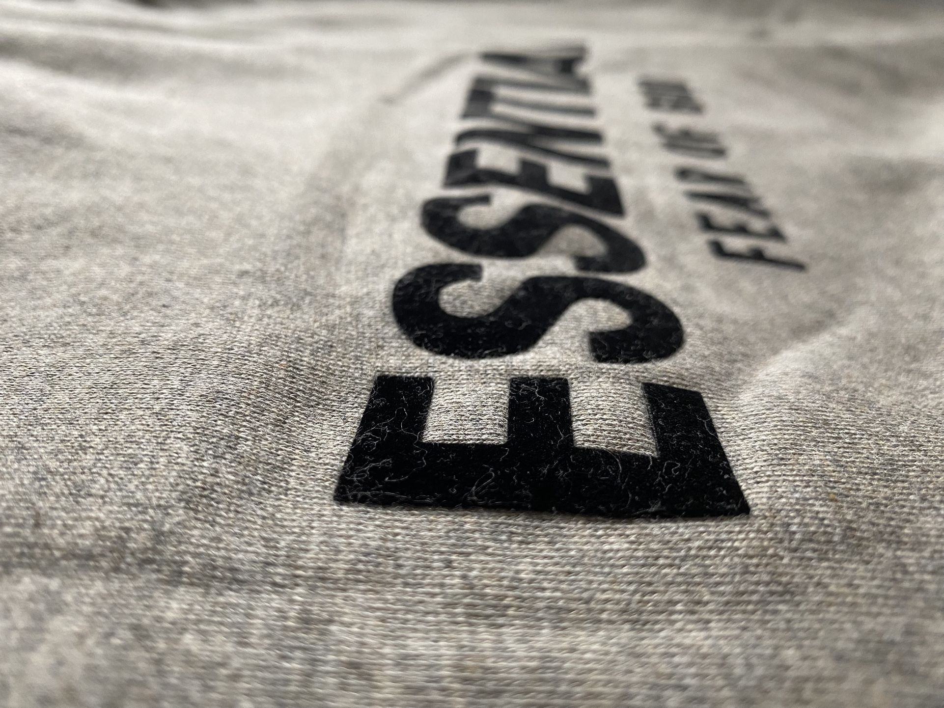 Essentials Fear Of God Dark Oatmeal Hoodie [Size Small] - photo 2