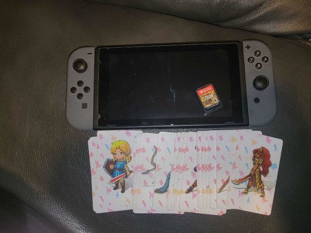 Nintendo Switch + BOTW & Amiibo Bundle!