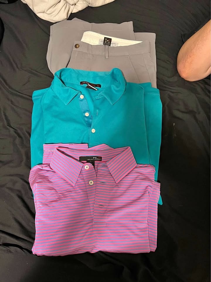 Men’s golf clothing