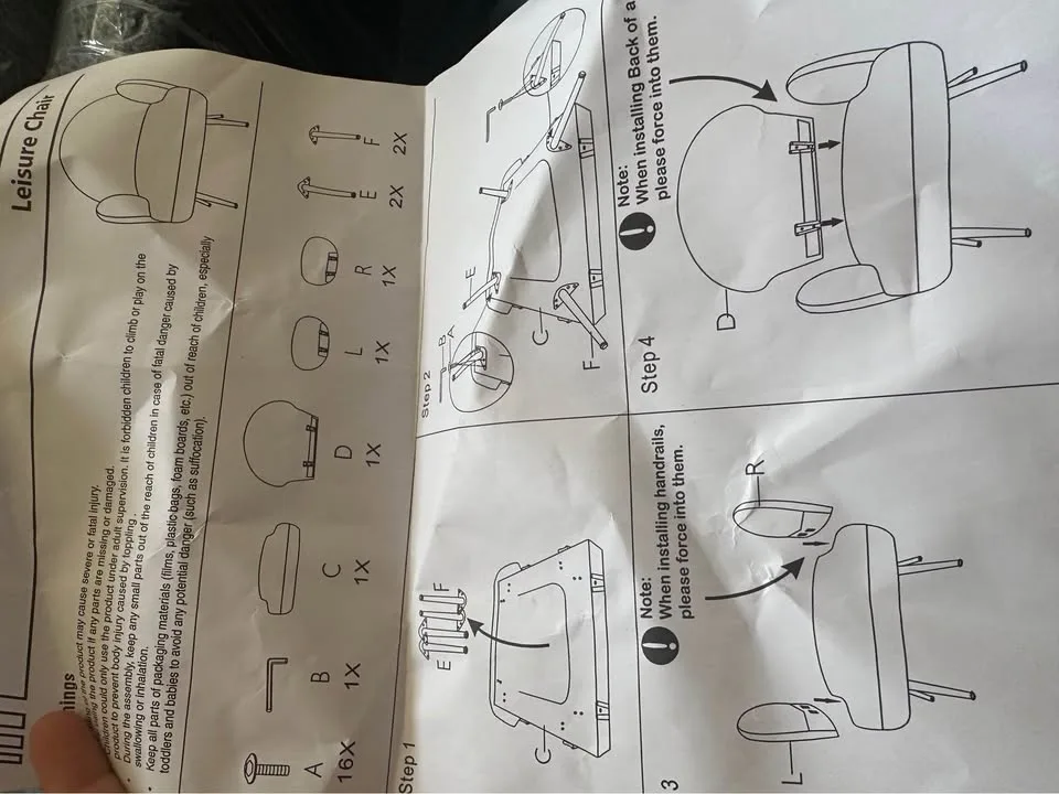 💙 Cozy Blue Sherpa Accent Chair image indicator(3)