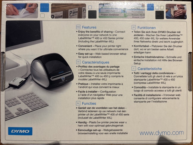 dymo label print server - photo 2