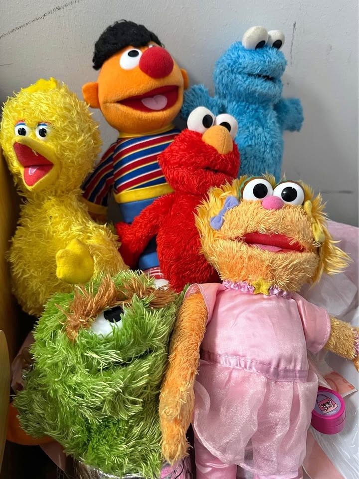 Sesame Street Plush Toy Set – 6 Characters