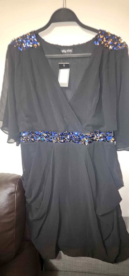 City Chic Ciela Sequin Dress