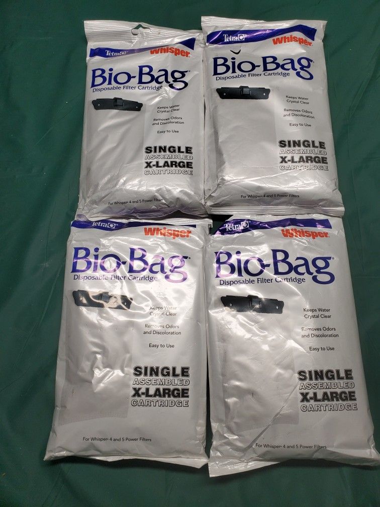 Whisper Bio-Bag X-Large Disposable Filter Cartridge  - 4 Pack