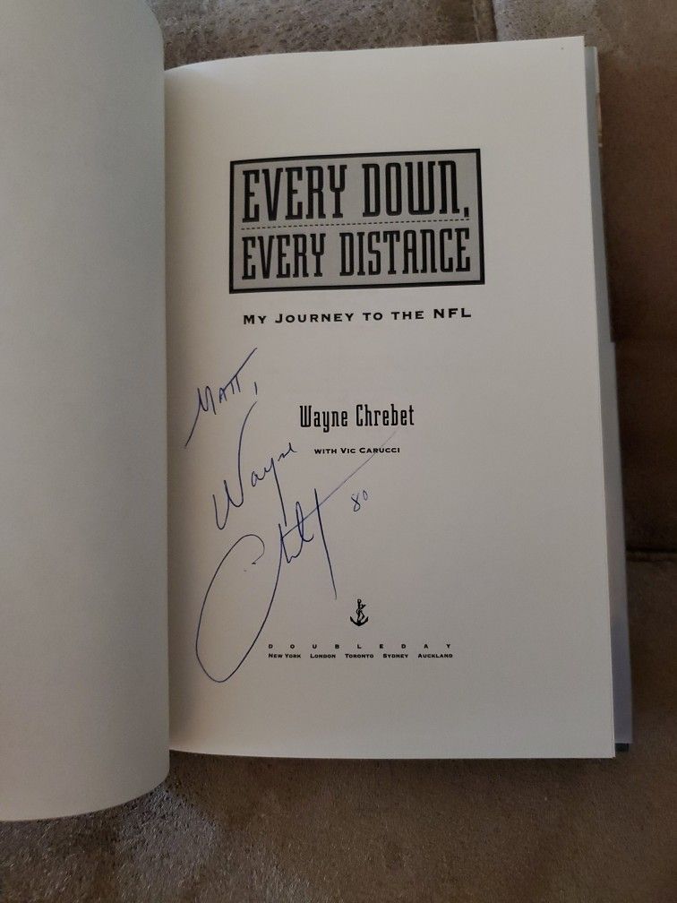 Every Down, Every Distance - Autographed By Author - First Editi - photo 3