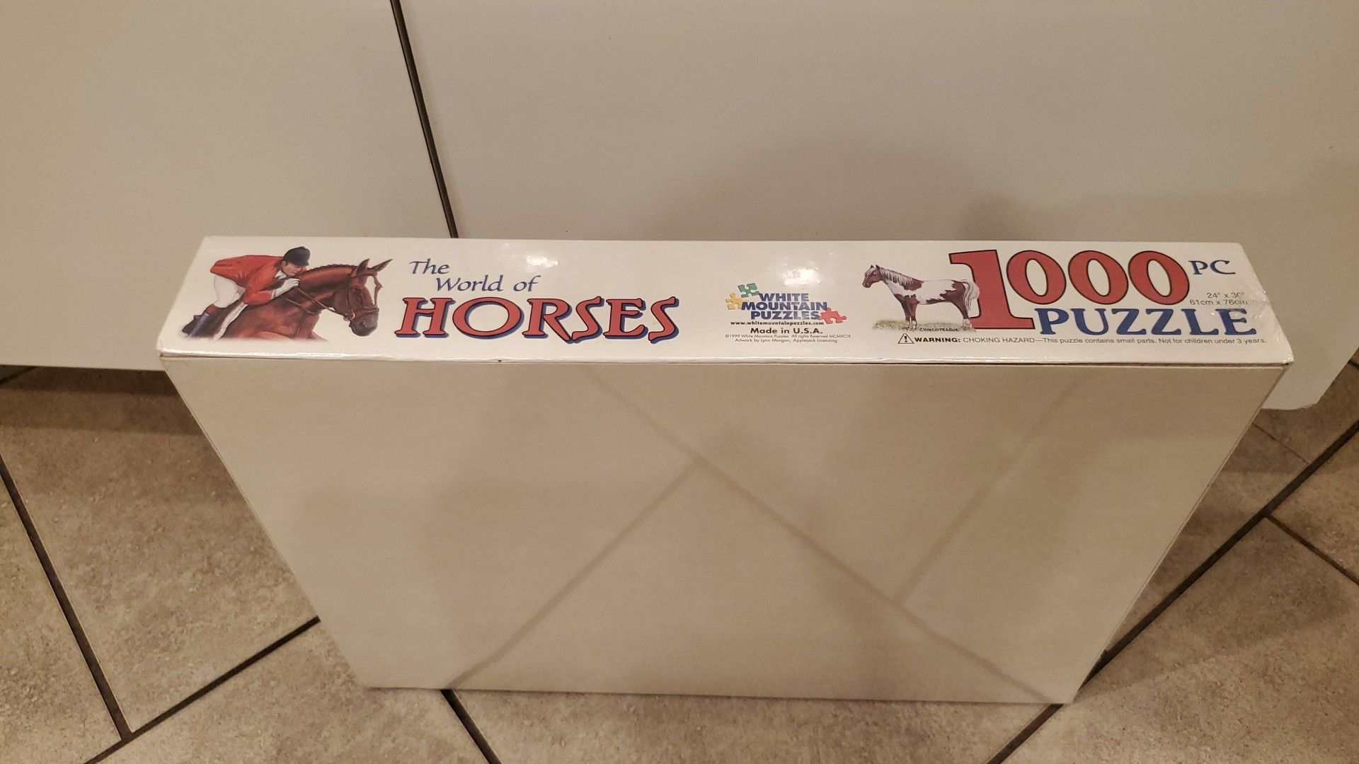 1000 PC Puzzle - World of Horses - New in Box - photo 2