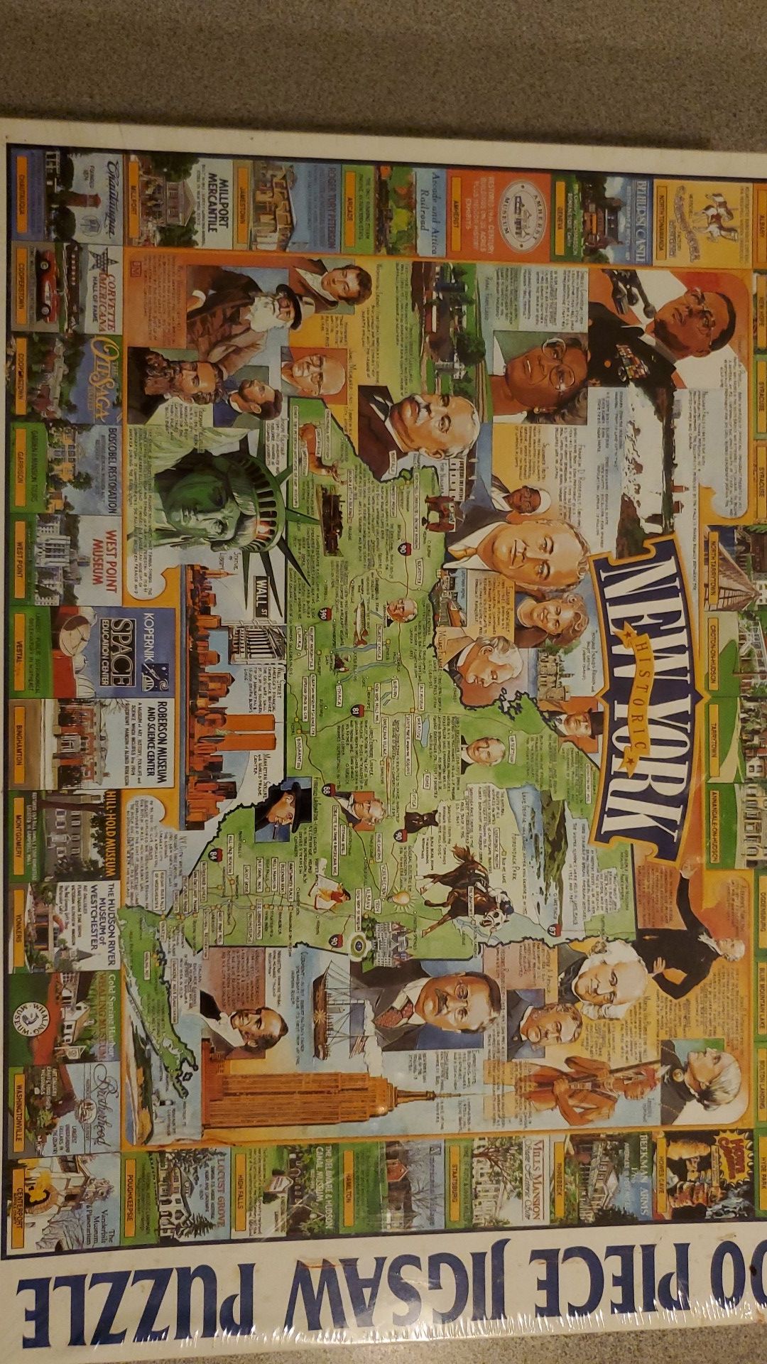 1000 PC Puzzle - New York History - New In Box