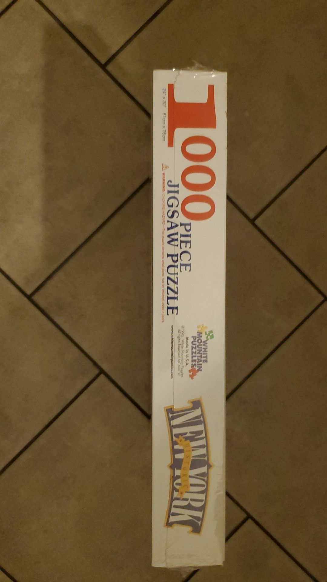 1000 PC Puzzle - New York History - New In Box - photo 2