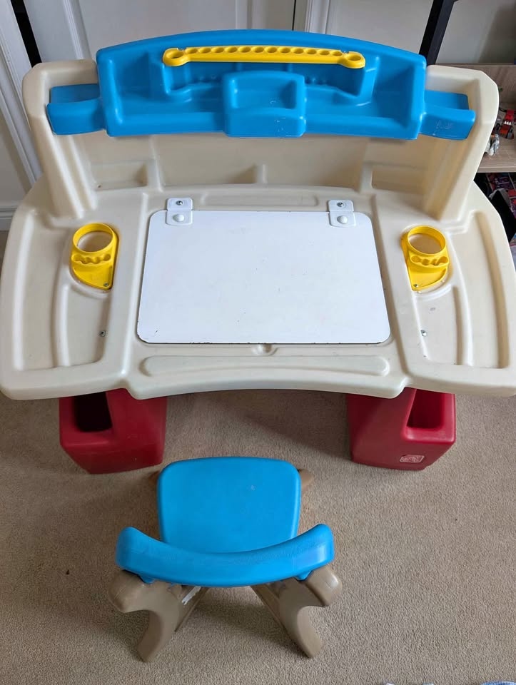 Step 2 study table and chair