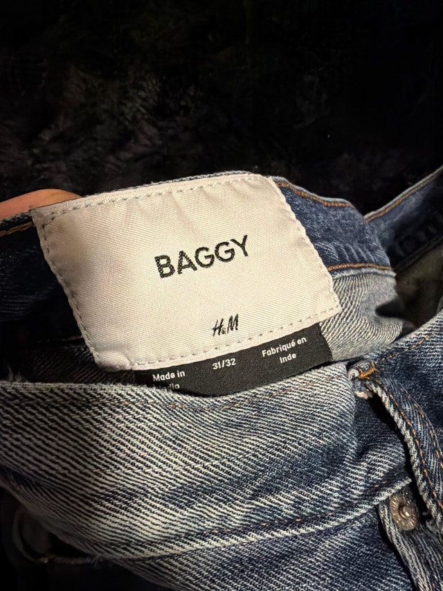 H&M Blue Baggy-Fit Jeans - photo 2