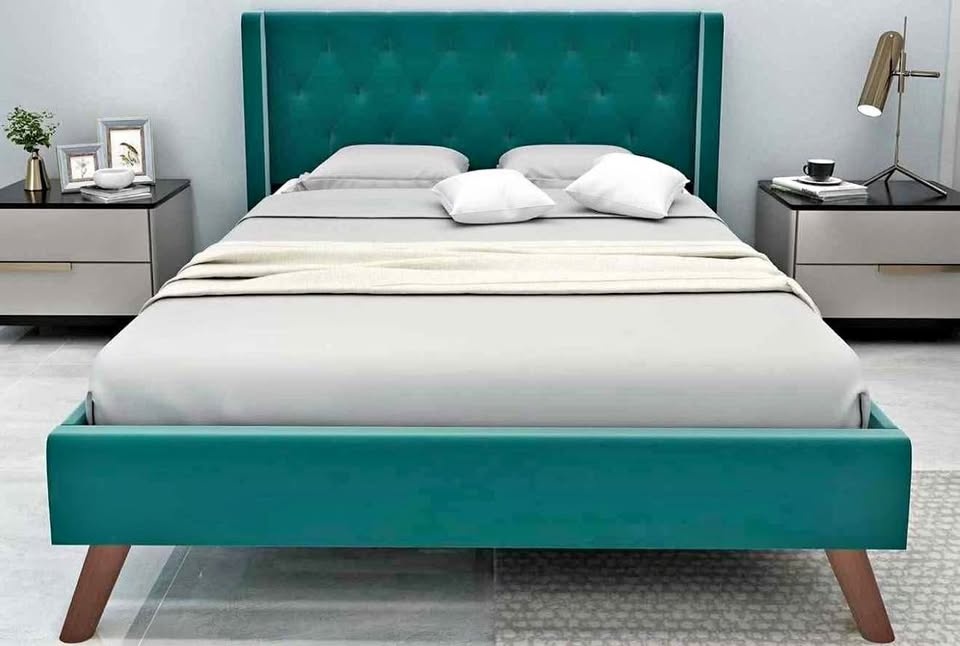 Premium Queen Size Green Bed - Limited Time Deal