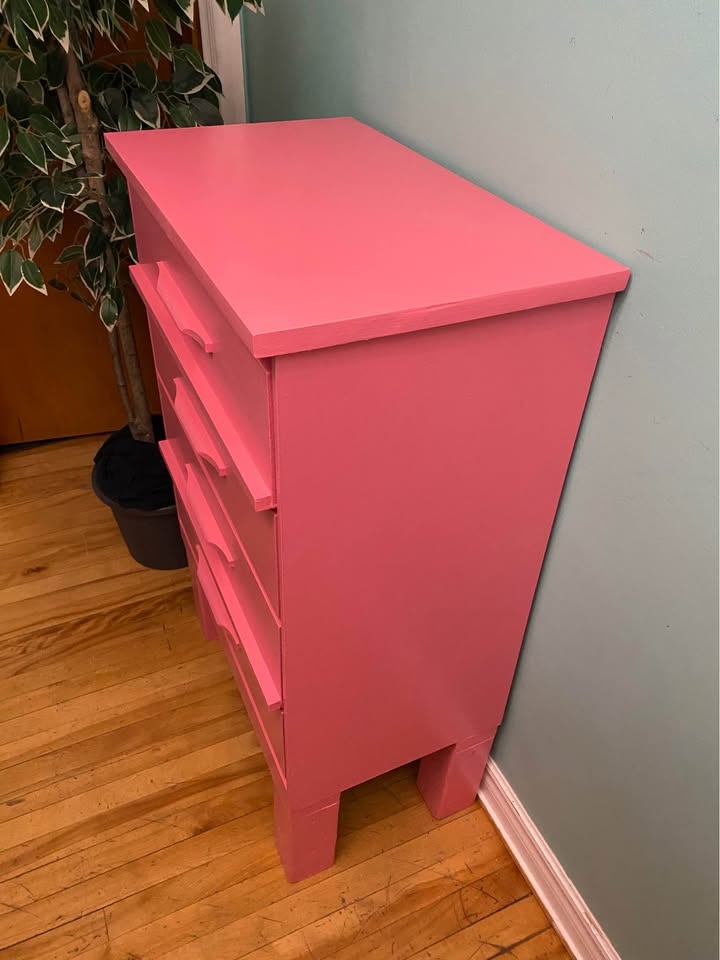 FREE DELIVERY: Pink Tall Dresser $140 (HRM) - photo 4