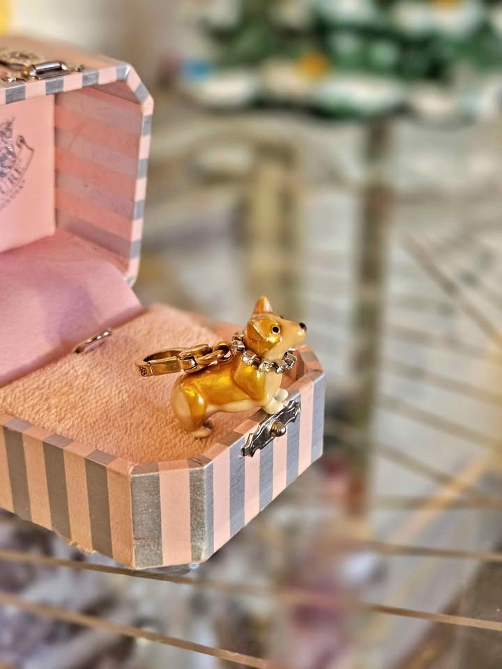 Extremely Rare Vintage Juicy Couture Corgi Charm