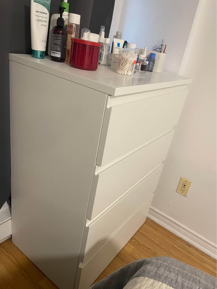 4 drawer chest white - photo 3