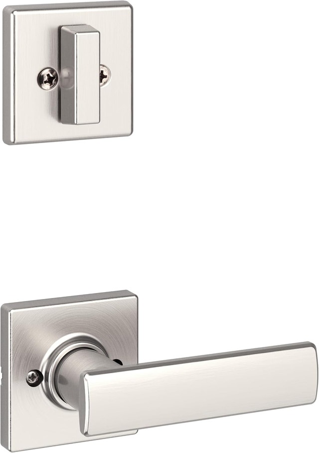 NEW Weiser Tavaris Entry Handle set, Breton Lever - photo 5
