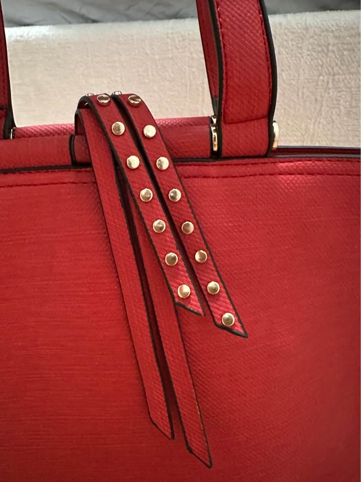 Red handbag/ purse - photo 2