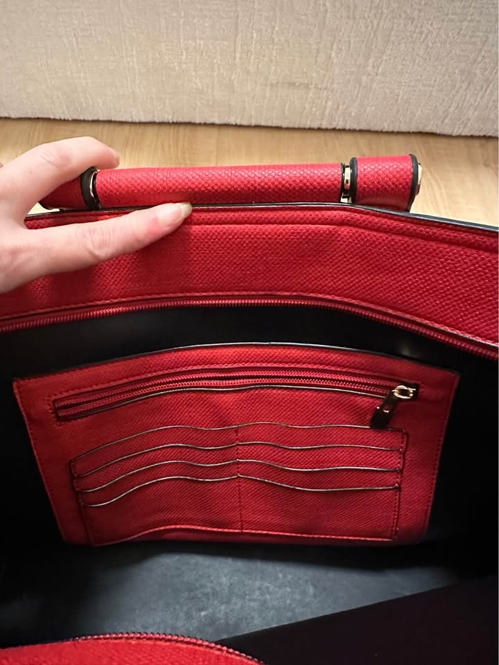 Red handbag/ purse - photo 4