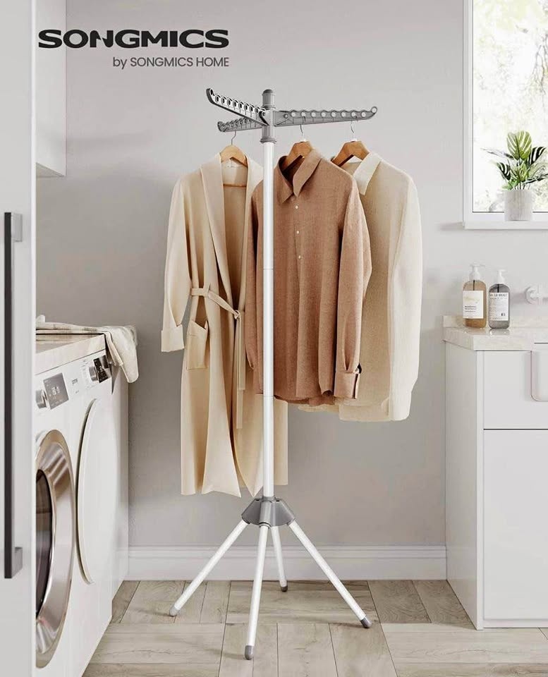 👕 SONGMICS Clothes Drying Rack | 59” Folding Laundry Airer | NEW
