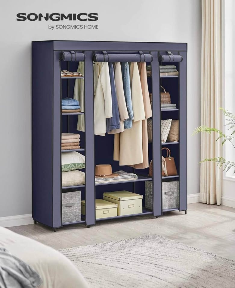 SONGMICS Portable Closet Wardrobe – 12 Compartments - photo 2