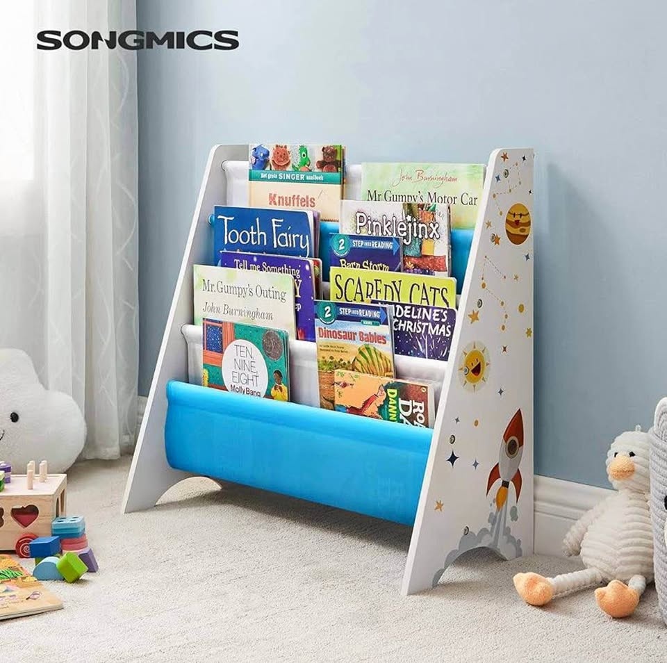 Kids Bookcase Organizer – SONGMICS Children’s Bookshelf | NEW