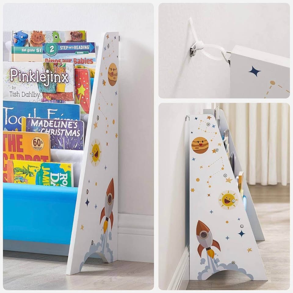 Kids Bookcase Organizer – SONGMICS Children’s Bookshelf | NEW - photo 3