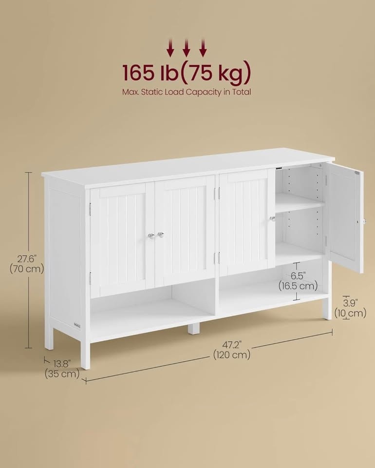 VASAGLE 3-Tier Shoe Cabinet – Modern Entryway Storage - photo 3