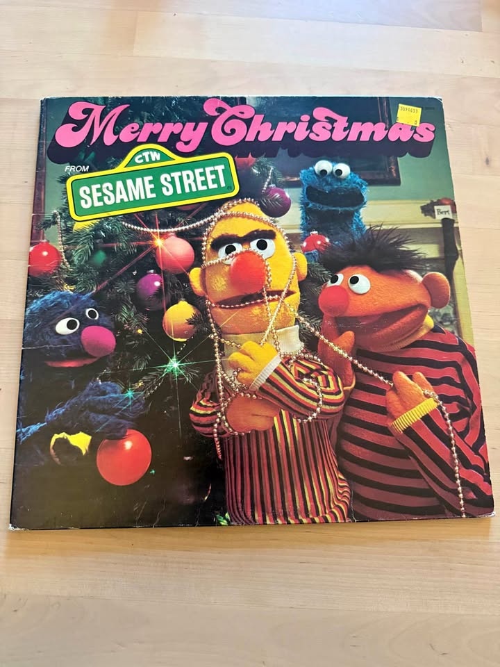 Rare 1975 Sesame Street Christmas Vinyl