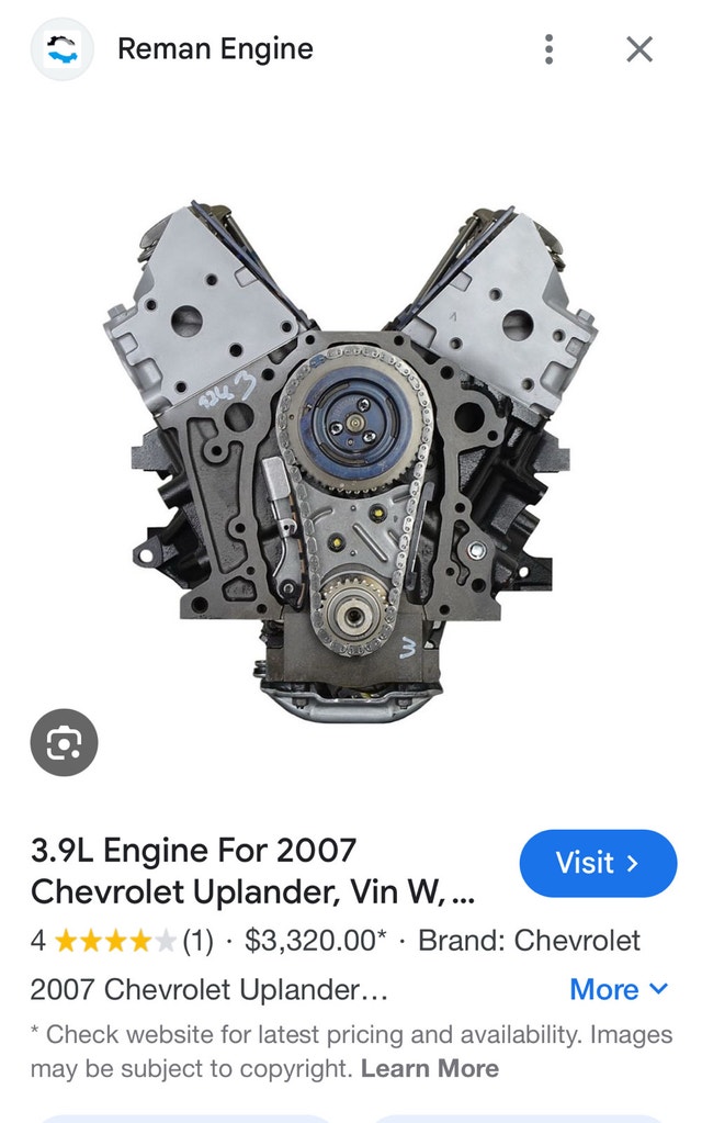 Chevrolet 3.9L Engine