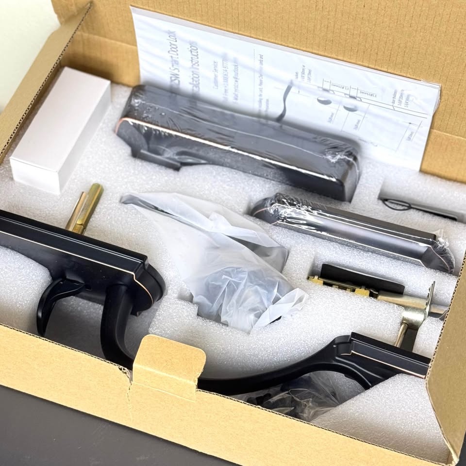🔒 Fingerprint Smart Front Door Lock Set – Keyless Entry! Deadbol - photo 5
