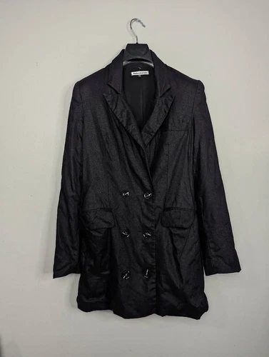 Reformation Maxwell linen black blazer dress Medium - photo 3