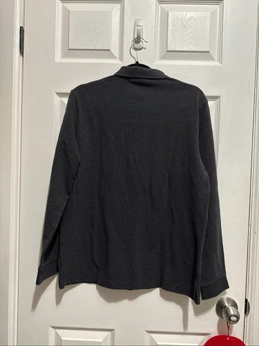 Burberry men’s pique-polo long sleeve shirt Large - photo 2