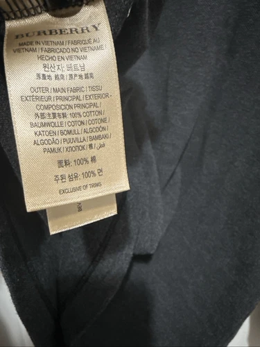 Burberry men’s pique-polo long sleeve shirt Large - photo 3