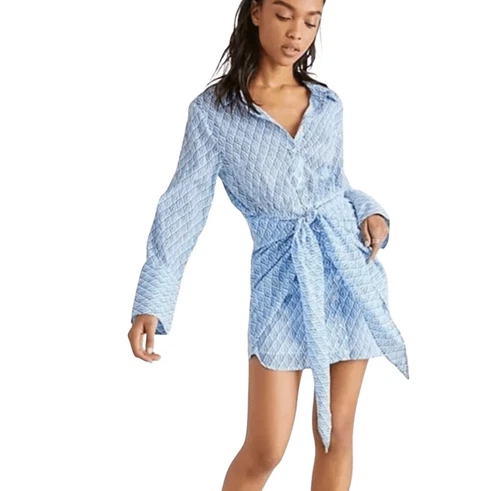Free People Rillo mini shirt dress Medium
