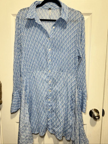 Free People Rillo mini shirt dress Medium - photo 4